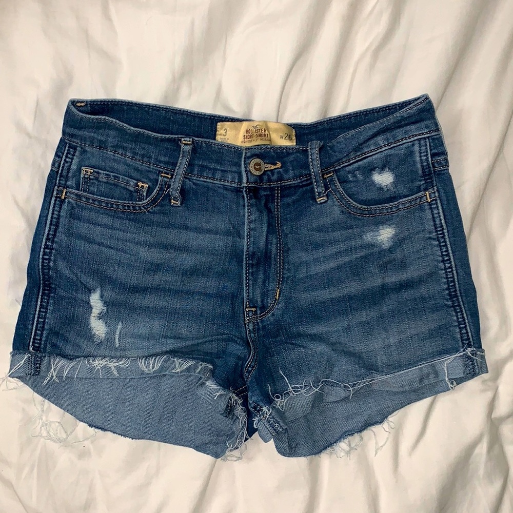 Hollister High-Rise Jean Shorts